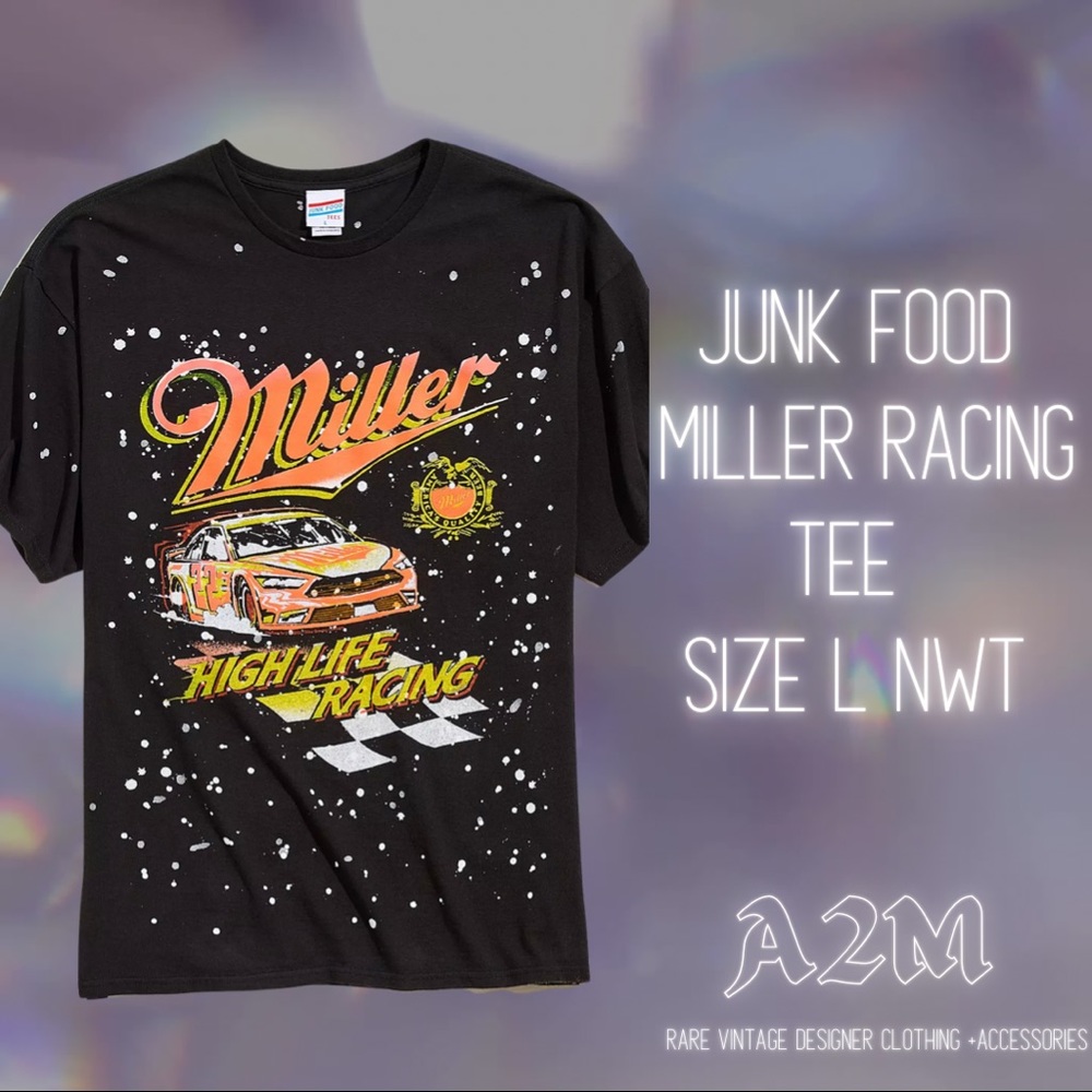 Junk Food Clothing Miller High Life Size L NWT